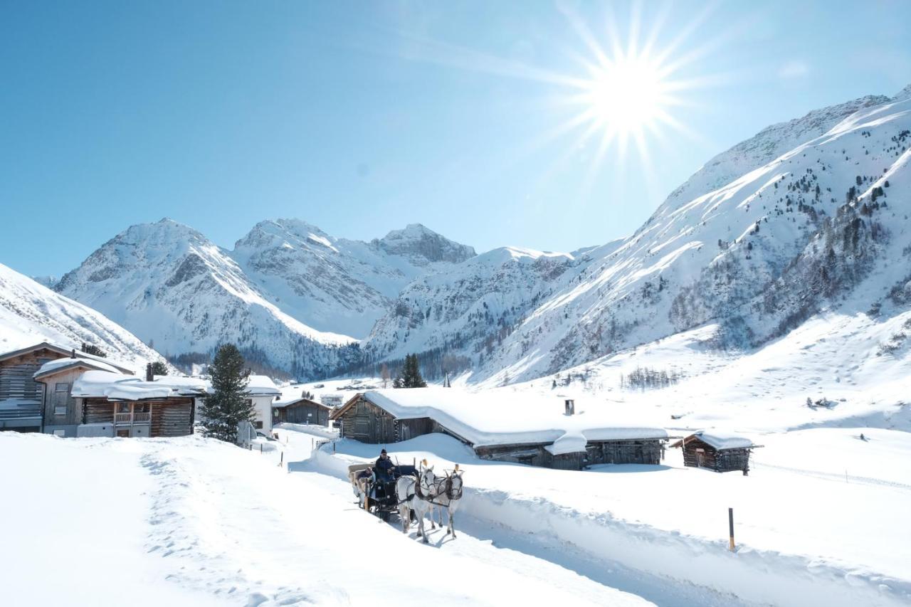 Boutique-Hotel Garni Bellevue Davos Wiesen Kültér fotó