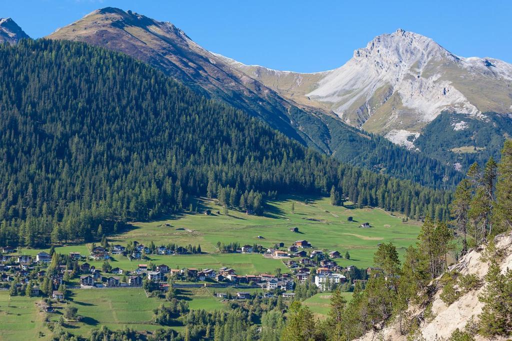 Boutique-Hotel Garni Bellevue Davos Wiesen Kültér fotó